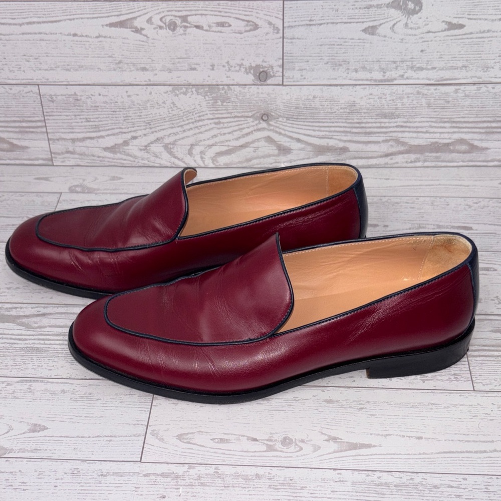 Brooks Brothers Burgundy Leather Loafers - Picture 3 of 6